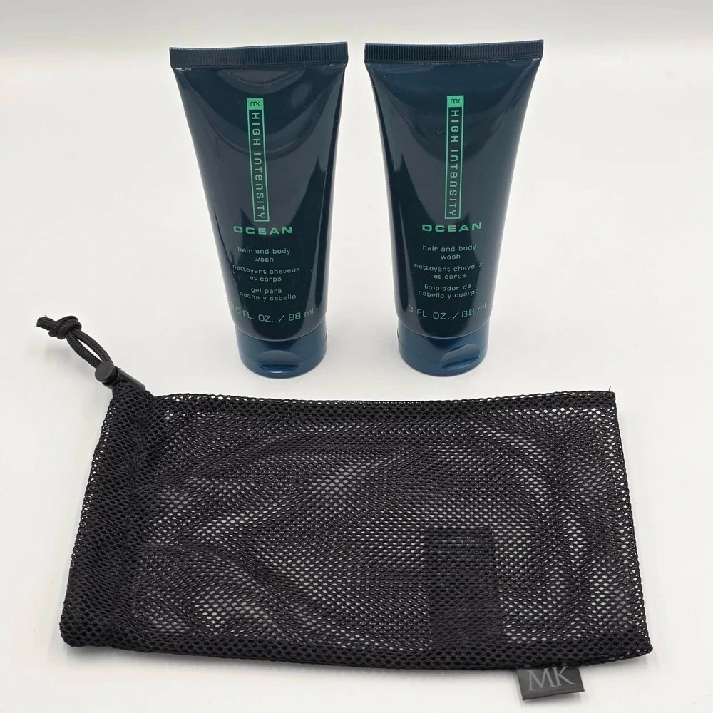 Mary Kay Men High Intensity Ocean Hair/Body Shower Wash Gel Sealed 2Pk -Retired